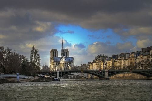 Paris, Upės Tinklas, Notre Dame, France
