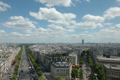 Paris, France, Miestas, Architektūra, Miesto Panorama, Miesto, Panorama