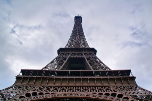 Paris, Eifelio Bokštas, Debesys, Architektūra, Orientyras, Europa, Turizmas, Paminklas, Žinomas, Dangus, Pritraukimas, Turistinis