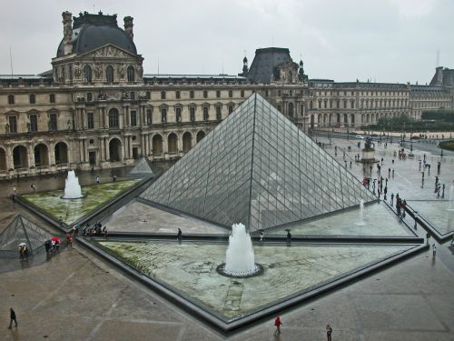 Paris, Lova, Piramidė, Architektūra, Stiklo Piramidė, Fasadas, Kelionė, Istoriškai