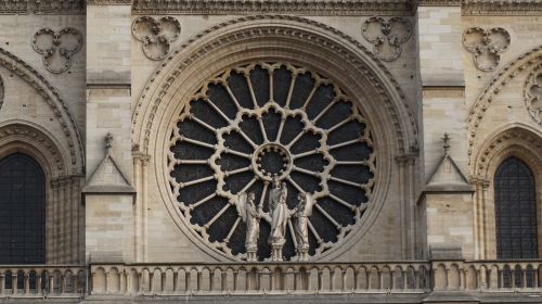 Paris, Rozetė, Architektūra, Notre Dame, Skulptūra, Papuošalai