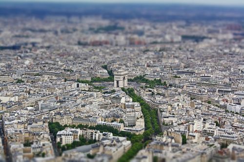 Paris, France, Eifelio Bokštas, Triumfo Arka