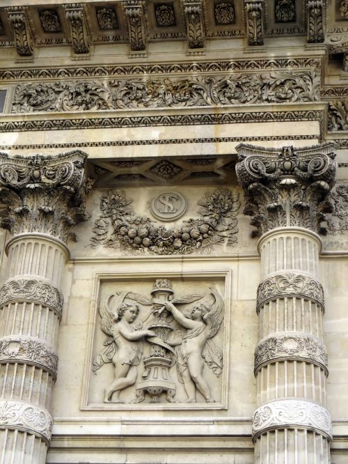 Paris, St-Étienne-Au-Mont, Fasadas, Skulptūros, Istorinis Paminklas, Bažnyčia, Istorija, Stulpeliai, Apdaila, Architektūra, Religija
