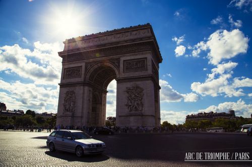 Paris, France, Triumfo Arka, Paminklas, Architektūra, Turizmas, Istorija