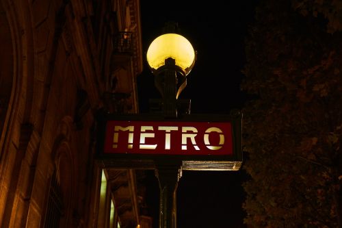 Paris, France, Metro, Gatvės Lempa, Istorinis, Lankytinos Vietos, Orientyras, Transportas, Turistų Atrakcijos