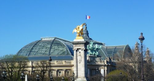 Paris, Didysis Rūmai, Paminklas, France, Dangus, Architektūra, Patrimoinepont Alexander Iii