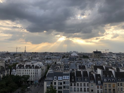 Paryžius,  Panorama,  Pompidou