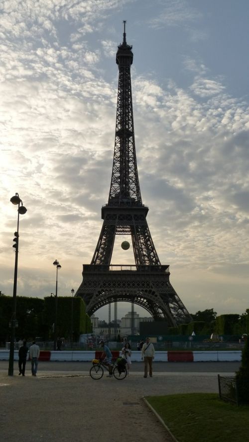 Paris, Eifelio Bokštas, Plieno Konstrukcija, Architektūra, Pasaulio Mugė, Siluetas, Nuotaika