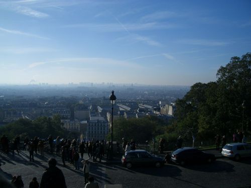 Paris, Mont Martre, Tolimas Vaizdas, Perspektyva, Požiūris, Regėjimas, Kraštovaizdis, Šventė, Numatymas, Panorama, Vaizdas