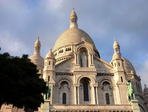 Paris,  Sacrekoeuras,  Bažnyčia,  Orientyras,  Architektūra,  Katedra,  Lankytinos Vietos,  Fasadas,  Turistų Atrakcijos