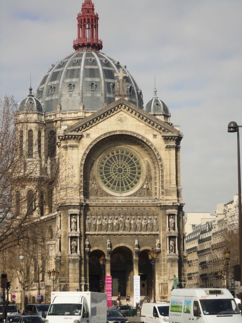 Paris,  Bažnyčia,  France,  Bažnyčios Kupolas,  Katalikų Bažnyčia