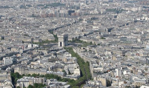 Paris,  Triumfo Arka,  France,  Kosmopolitinis Miestas,  Lankytinos Vietos,  Miesto Vaizdas