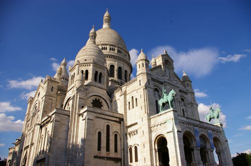 Paryžius,  Montmartre,  Katedra,  Prancūzija,  Šventa Širdis