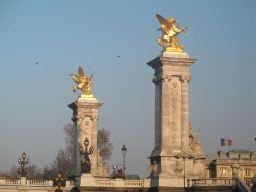 Paris,  Bronza,  Auksas & Nbsp,  Lapai,  Statulos,  Parizės Bronzos Aukso Lapų Statulos