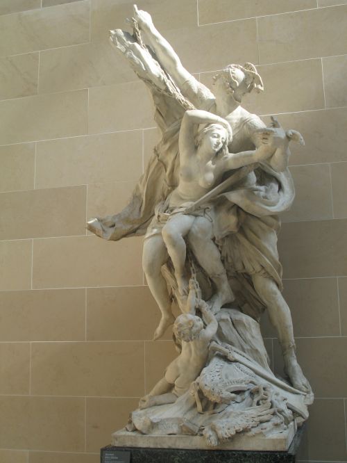 Paris,  Lova,  Marmuras,  Statula,  Paris Louvre Marble Statue