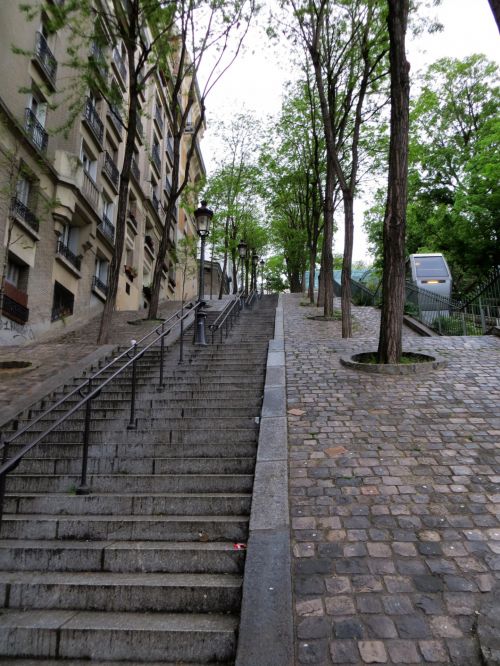 Laiptai,  Laiptinė,  Paris,  Brangakmeniai,  Paris Laiptai 288