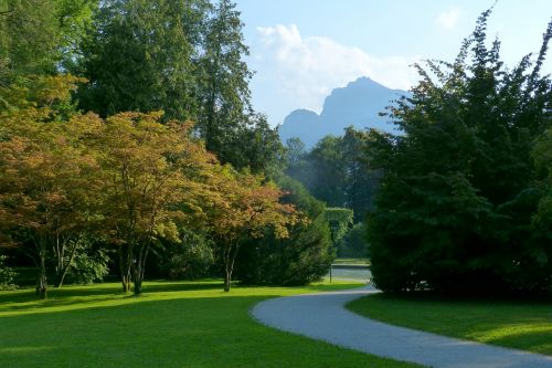 Parkas, Hellbrunn, Unterbergas, Gamta, Medis, Šešėlių Žaidimas