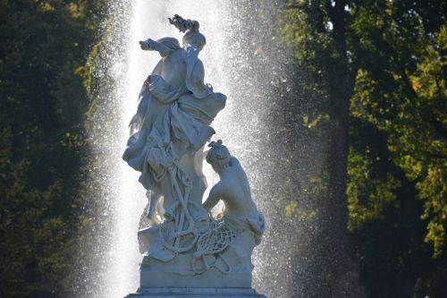 Park Sanssouci, Skulptūra, Vandens Žaidimai, Atgal Šviesa, Marmuras