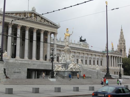 Parlamentas, Vienna, Austria, Architektūra, Pastatas