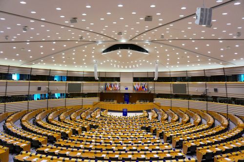 Parlamentas,  Eu,  Briuselis,  Politika,  Europa,  Sąjunga,  Demokratija,  Salė,  Vėliavos,  Sėdynės