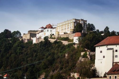 Passau, Pilis, Lordų Namai, Veste Oberhaus, Bavarija, Senamiestis, Tvirtovė, Lankytinos Vietos, Niederbayern, Pastatas