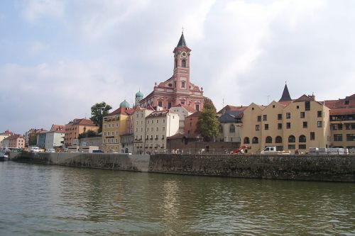 Passau, Miestas, Vanduo, Vokietija, Plaukiojimas