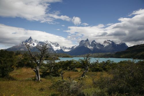 Patagonia, Torres Del Paine, Kalnai, Dykuma