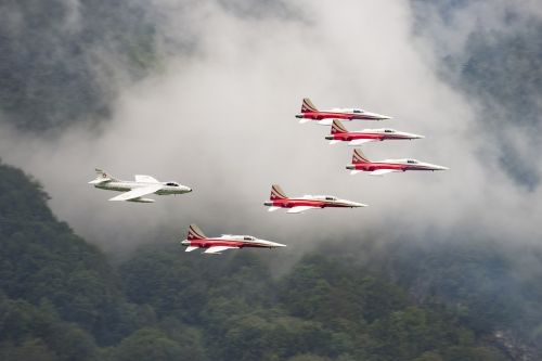 Patrulis Suisse, Tigras, F-5E Tigras Ii, Šveicarija, Oro Šou, Zigmermet, Medžiotojas