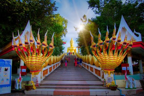 Pattaya, Kelionė, Tailandas, Buda, Auksinis, Šventykla, Budistinis
