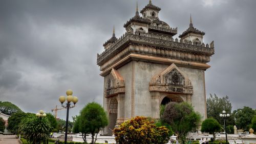 Patuxai, Laosas, Vientiane, Paminklas, Vartai