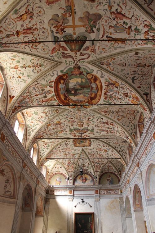 Pavia, Bažnyčia, Sant Agostico, Zakristija, Laikas, Freskos