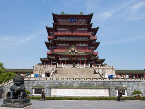 Princo Tengo Paviljonas, Nang Chang Miestas, Kinija, Asia Architektūra, Šventykla, Kelionė, Paminklas, Egzotiškas
