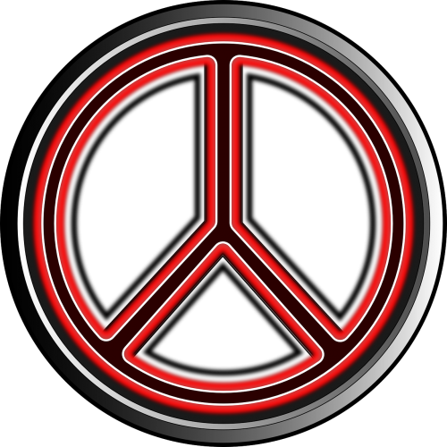Taika, Simbolis, Hipis, Logotipas, Nemokama Vektorinė Grafika
