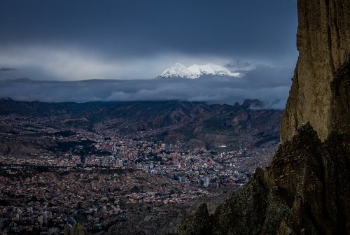 Taika,  Illimani,  Kalnų,  Miestas,  Bolivija