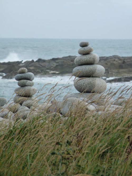 Akmenukas, Papludimys, Jūra, Žemė Art, Pusė, Brittany