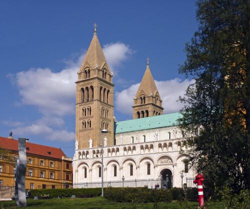 Pécs, Penkios Bažnyčios, Dom, Bokštai, Miestas, Bažnyčia, Vengrija