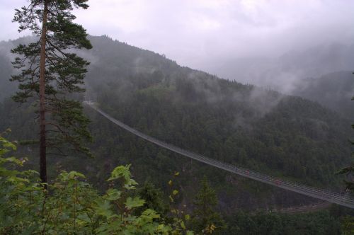 Pėsčiųjų Pakabos Tiltas, Highline 179, Tyrol, Lankytinos Vietos, Rutte, Kabantis Tiltas, Tiltas, Pastatas
