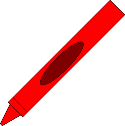 Rašiklis, Pieštukas, Menas, Raudona, Nemokama Vektorinė Grafika