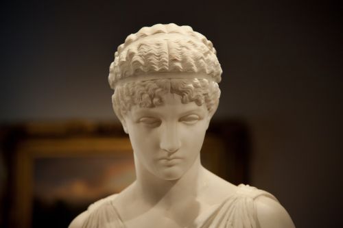 Penelope, Skulptūra, Naujas Muziejus, San Franciskas, Balta Statula, Graikų Stilius