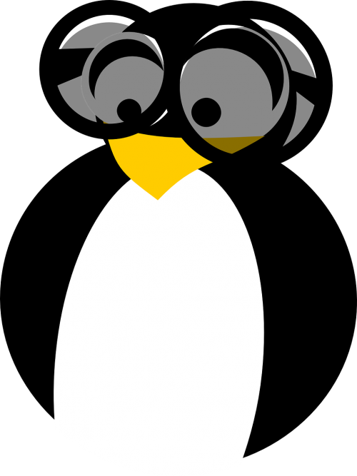 Pingvinas, Sumanus, Protingas, Intelektualus, Protingas, Nusimanantis, Linux, Protingas, Tux, Nemokama Vektorinė Grafika