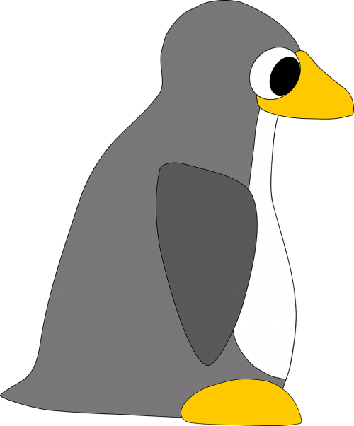 Pingvinas, Linux, Tux, Logotipas, Simbolis, Nemokama Vektorinė Grafika