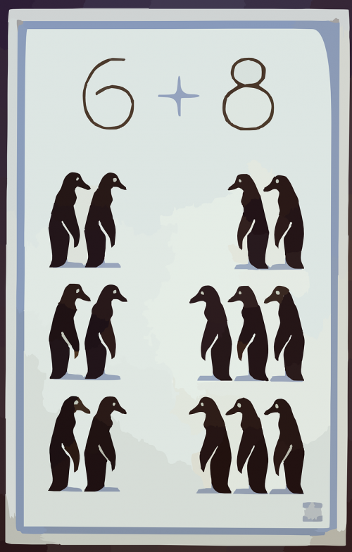 Pingvinas, Gyvūnas, Aritmetinis, Papildymas, Nemokama Vektorinė Grafika