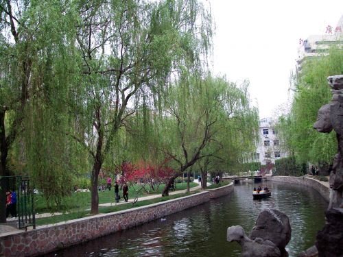 Parkas,  Kanalas,  Laisvalaikis,  Atsipalaiduoti,  Zhengzhou,  Kinija,  Sezonai,  Žmonių Parkas