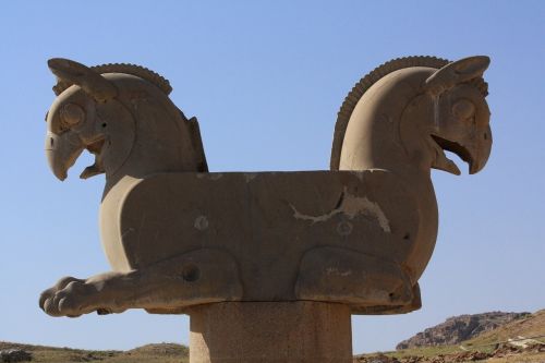 Persepolis, Iranas, Smiltainis, Šuo