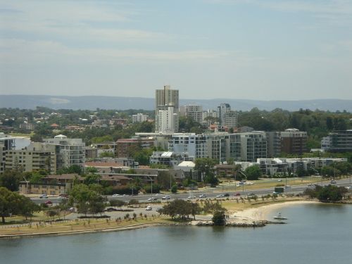 Perth, Vaizdingas, Miesto Panorama, Australian, Vakarų, Kraštovaizdis