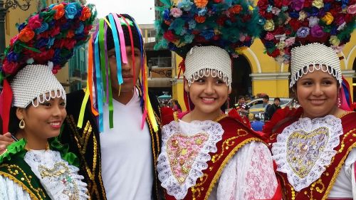 Peru, Lima, Paradas, Kostiumai, Žmonės, Moterys