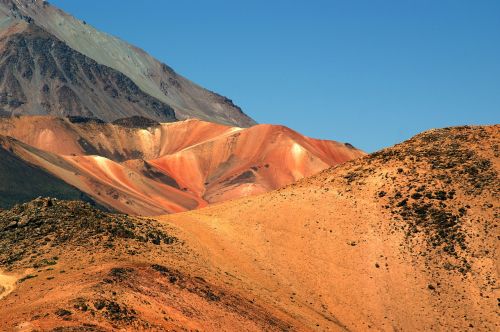 Peru, Andes, Gamta, Kalnai, Farbenspiel, Geležies Rūda
