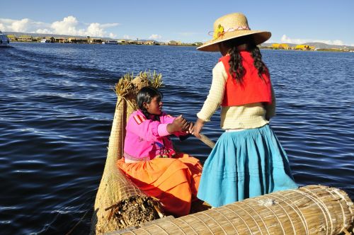 Peru, Titicaca, Ežeras, Daugiau, Bolivija, Pietų Amerika, Žmonės