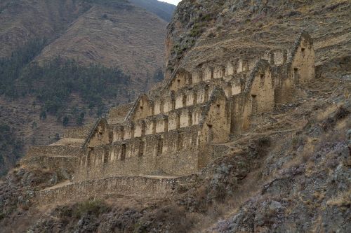 Peru, Ollantaytambo, Ina Griuvėsiai, Senovės, Kalnas, Archeologiniai
