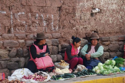 Peru, Prekiautojas, Rinkos Moterys